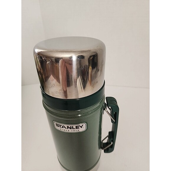 Stanley Classic Food Jar 24oz Vacuum Thermos Camping Green HOT COLD NOT USED SEE - Picture 6 of 10